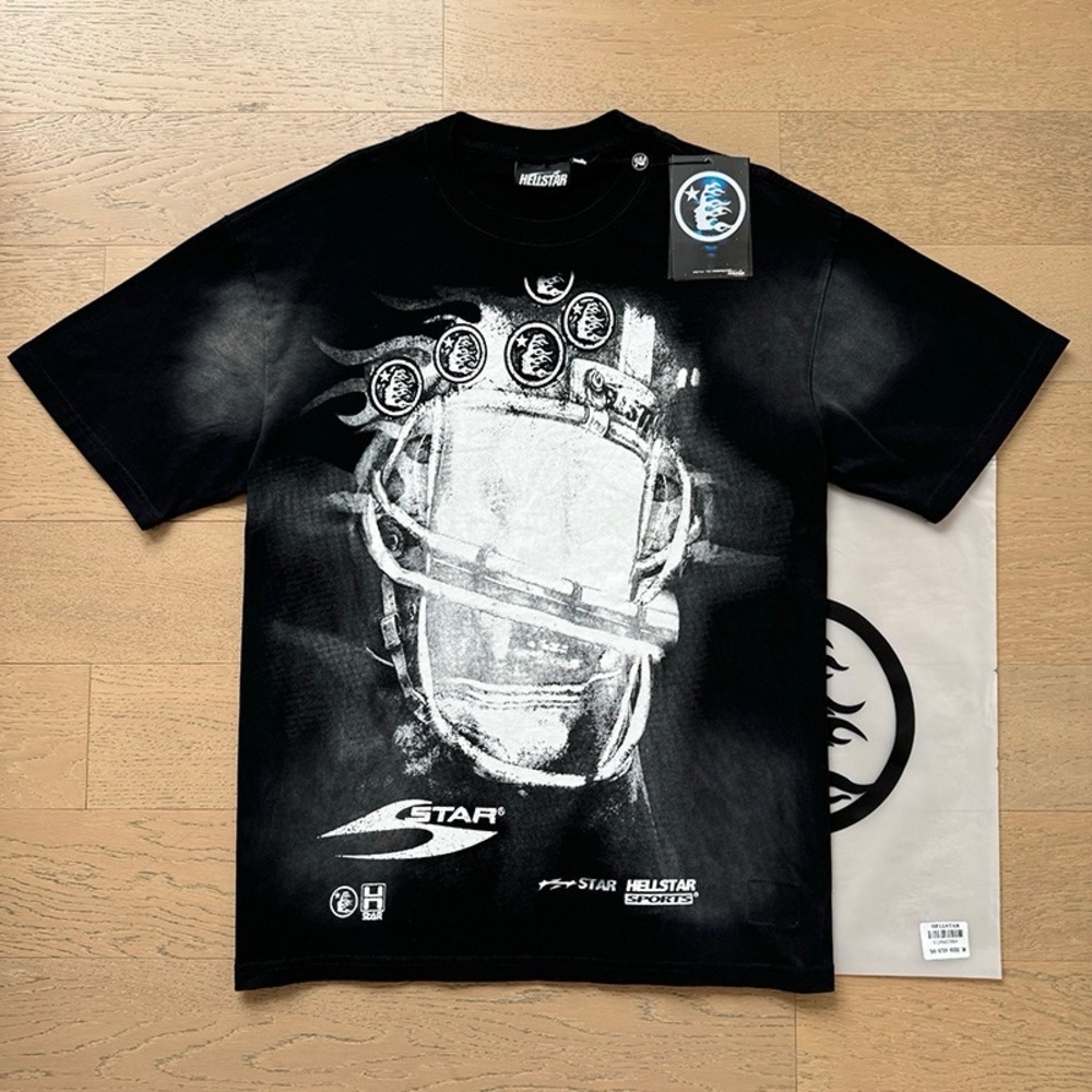 Helstar Black Graphic Short Sleeve Tee